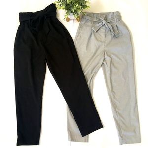 H&M High Wasted Trouser Ankle Trousers